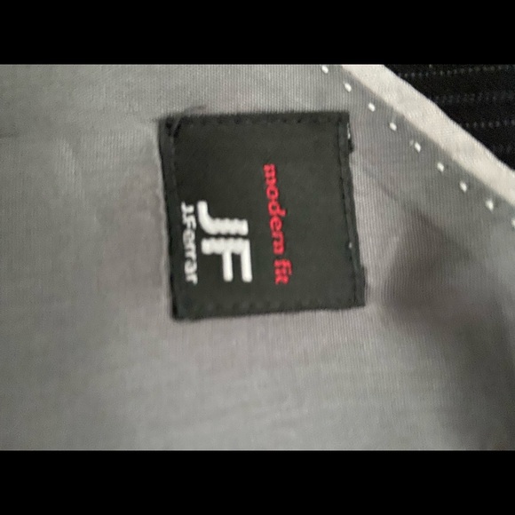 Black and White Pinstriped Suit - Picture 2 of 5